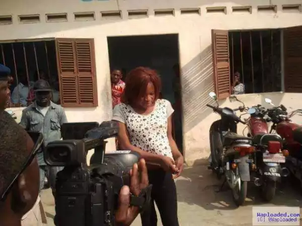 Photos: See How This Boy Disguised As A Woman With Fake B**bs To Defraud Guys